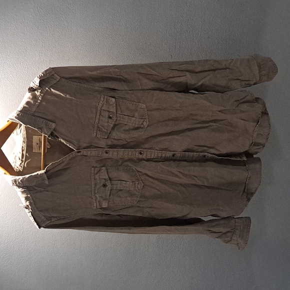 American Eagle Boyfriend Fit Button Up Shirt - Picture 1 of 6